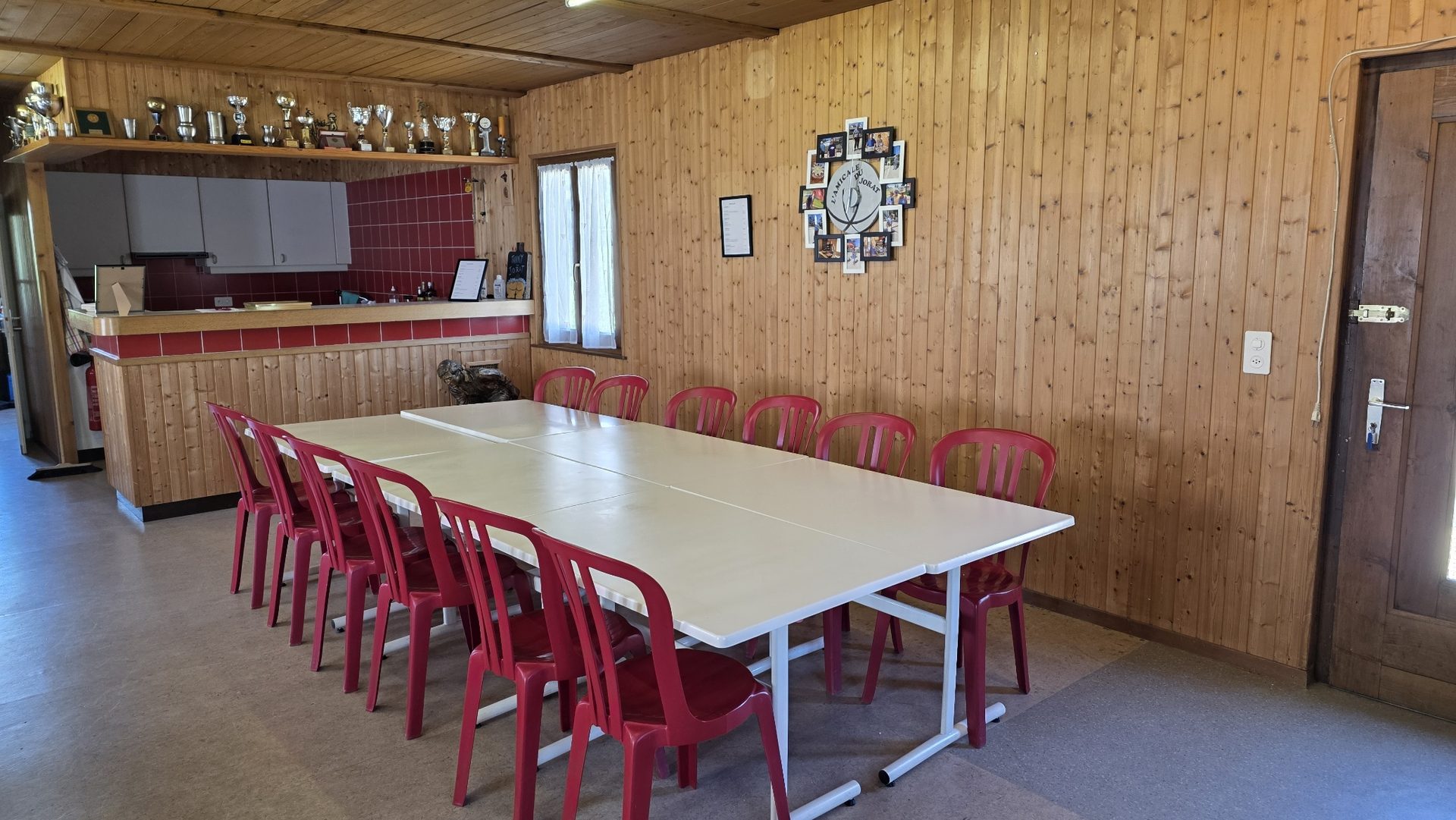 Intérieur du Club House de La Boule du Jorat